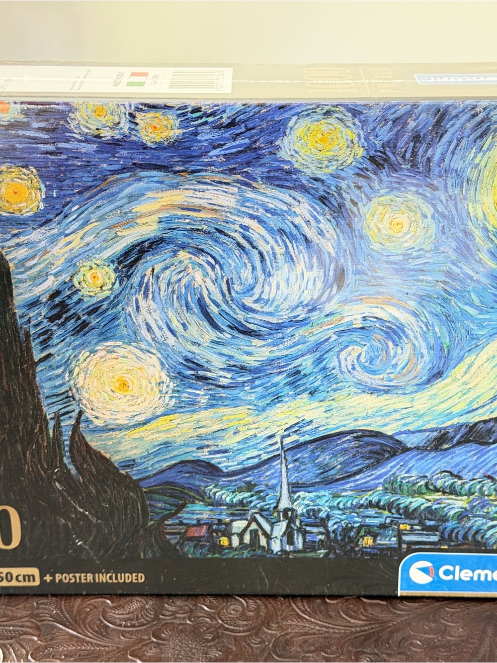 Starry Night Jigsaw Puzzle - Blue Artistic Wall Art- Museum collection